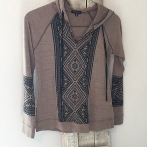Aztec Hooded Shirt
